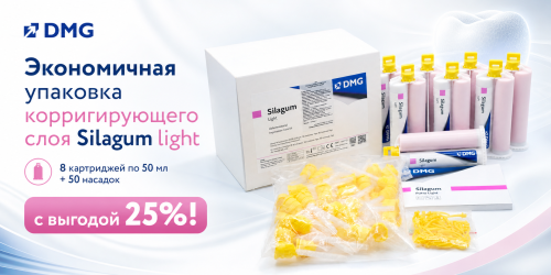 Silagum Light (8 картриджей по 50мл + 50 насадок) фото 2
