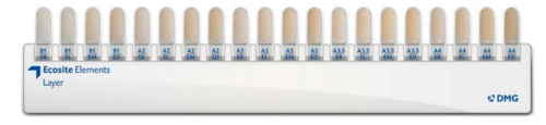 Ecosite Elements Shade Guide Layer - расцветка эмалевых оттенков